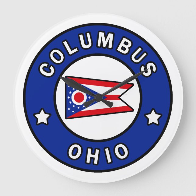 Grande Horloge Ronde Columbus Ohio (Recto)