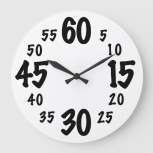 Grande Horloge Ronde Comptage par Folies