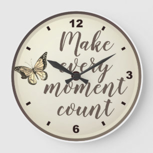 Grande Horloge Ronde Compter chaque instant
