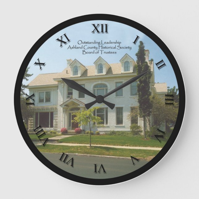 Grande Horloge Ronde Comté d'Ashland Historical Society Clock - Trustee (Recto)