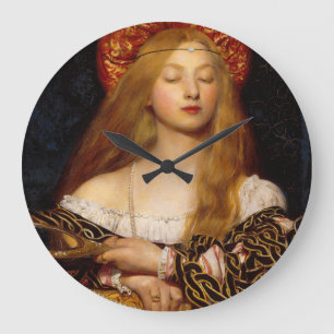 GRANDE HORLOGE RONDE CONCEPTEUR DE COSTUME DE VANITY BEAUTY FASHION