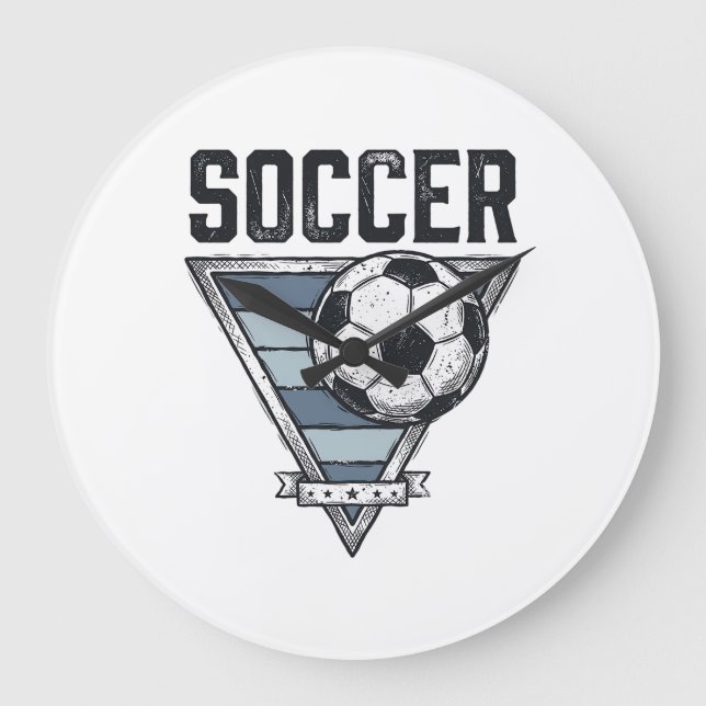 Grande Horloge Ronde Conception de chemise de badge de triangle de ball (Recto)