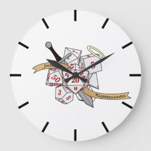 Grande Horloge Ronde Conception de dés Paladin