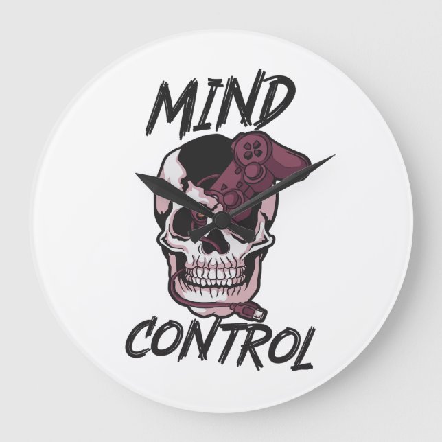 Grande Horloge Ronde Conception de jeux de contrôle mental (Recto)