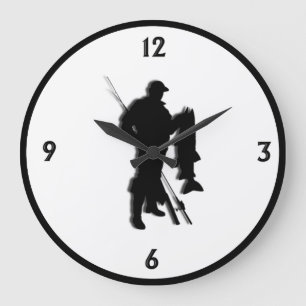 Grande Horloge Ronde Conception de la pêche