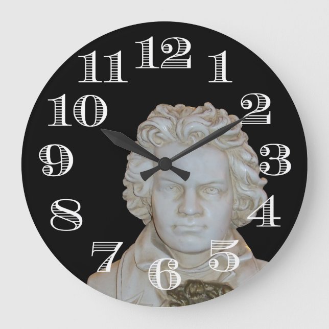 Grande Horloge Ronde Conception de l'horloge Beethoven (Recto)