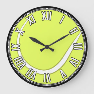 Grande Horloge Ronde Conception de tennis