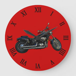Grande Horloge Ronde Conception de transport par cycle moteur