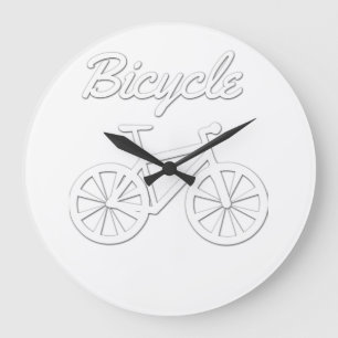 Grande Horloge Ronde Conception de vélo simple