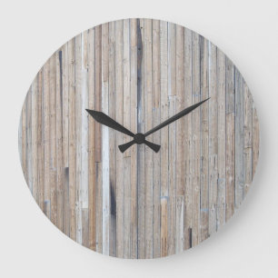 Grande Horloge Ronde Conception en bois d'horloge de grange