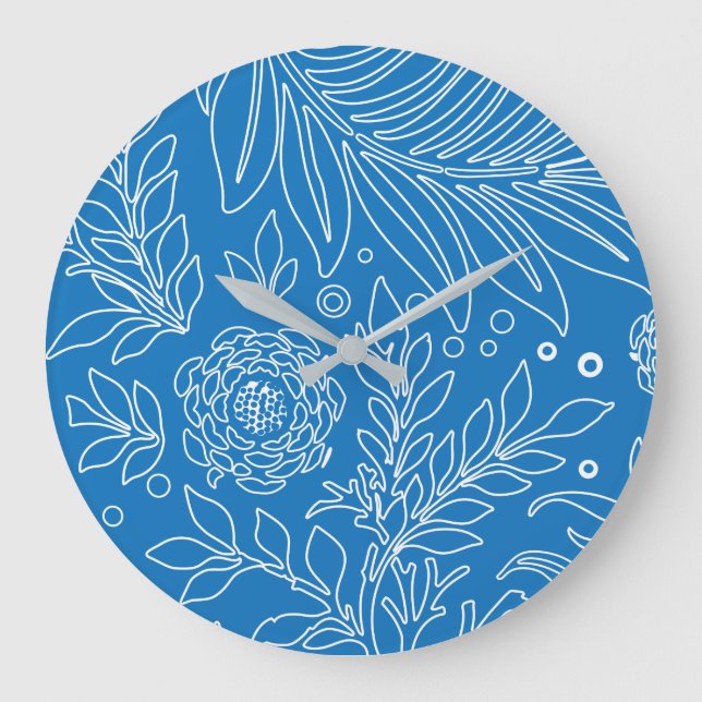 Grande Horloge Ronde Conception Florale 32 (Recto)