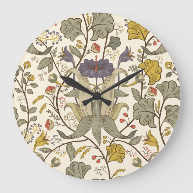 Grande Horloge Ronde Conception verticale rétrospective et sans couture (Recto)