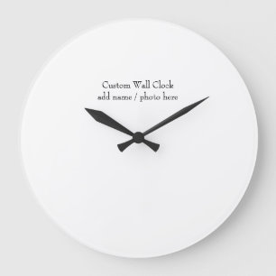Grande Horloge Ronde Concevez Votre Propre Appartement