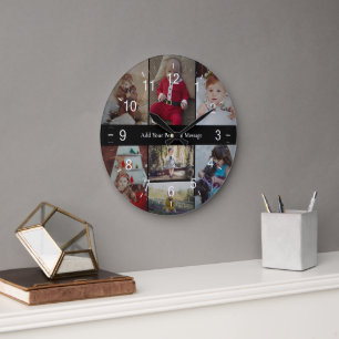 Grande Horloge Ronde Concevez votre propre collection de 7 photos