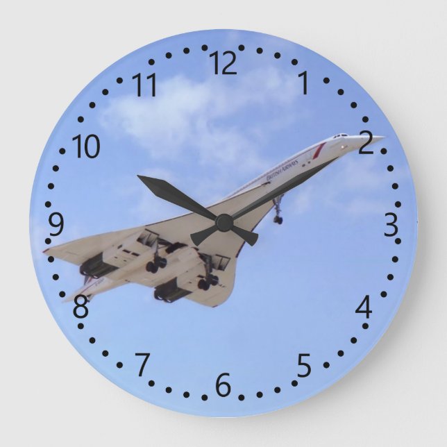 Grande Horloge Ronde Concorde G-BOAF (Recto)