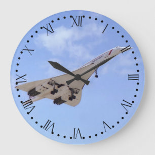 Grande Horloge Ronde Concorde G-BOAF - Cadran romain