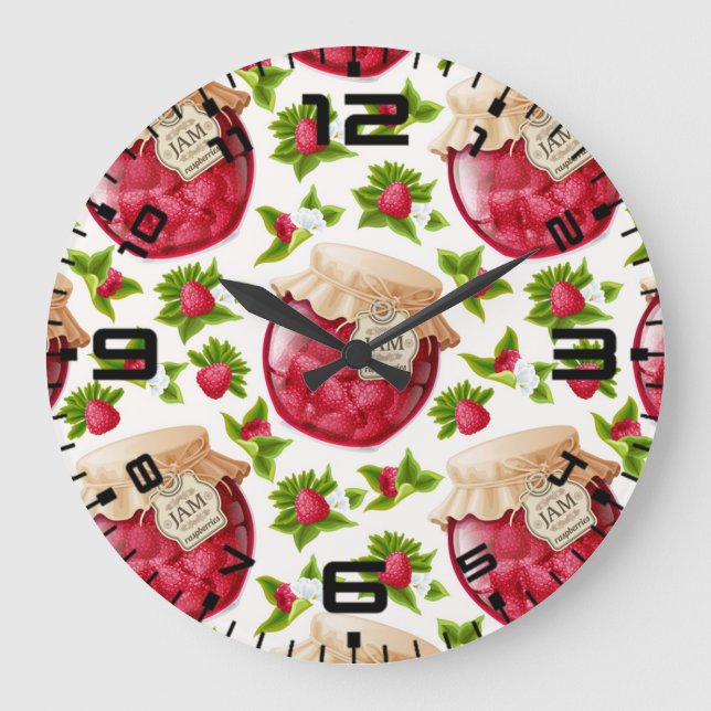 Grande Horloge Ronde Confiture de framboise (Recto)