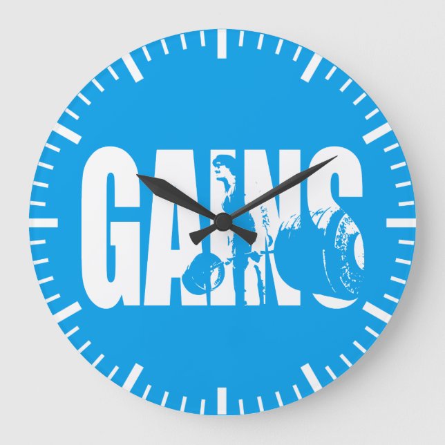 Grande Horloge Ronde "Construction corporelle" - GAINS (Recto)