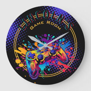 Grande Horloge Ronde Contrôleur de jeu vidéo