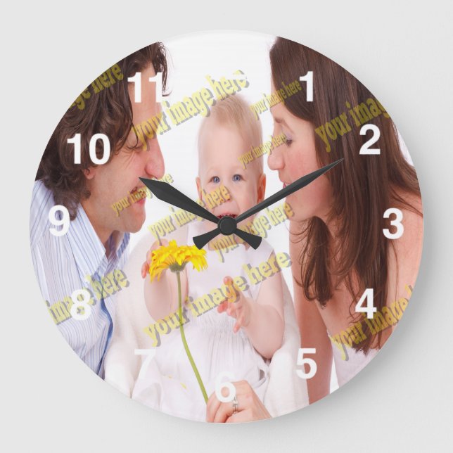 Grande Horloge Ronde Cool Family Stylish Fab (Recto)