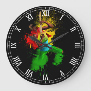 Grande Horloge Ronde Cori Reith Rasta reggae rasta man music graffiti