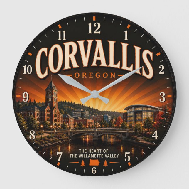 Grande Horloge Ronde Corvallis Oregon (Recto)