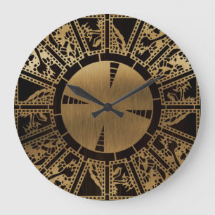 Grande Horloge Ronde Côté Lamentations Tombées A