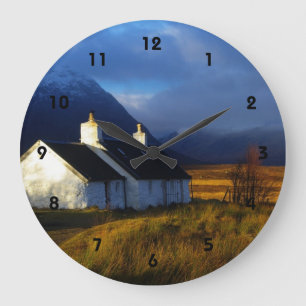 Grande Horloge Ronde Cottage de Blackrock Glencoe Écosse