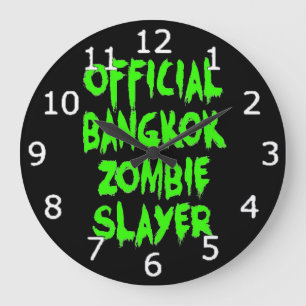 Grande Horloge Ronde Couche Zombie officielle de Bangkok