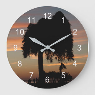 Grande Horloge Ronde Coucher de soleil à La Jolla