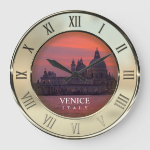 Grande Horloge Ronde Coucher de soleil à Venise