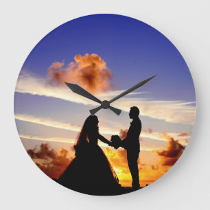 Grande Horloge Ronde coucher de soleil aux Maldives