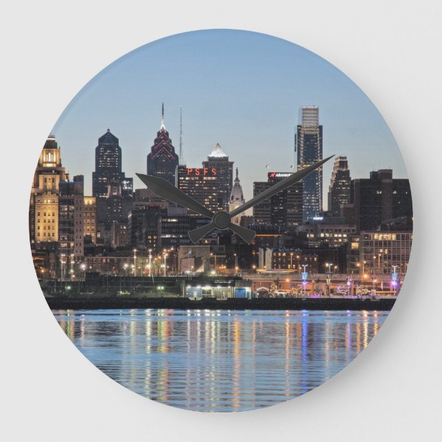 Grande Horloge Ronde coucher de soleil de Philly (Recto)