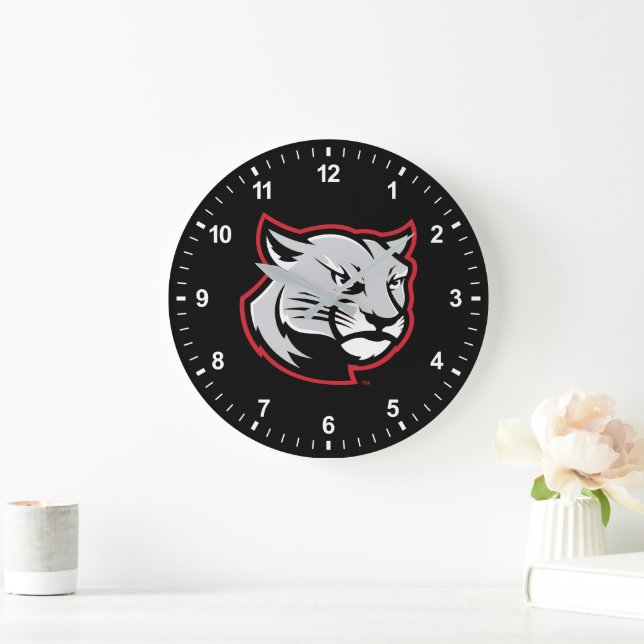 Grande Horloge Ronde Cougars de SIUE (Maison)