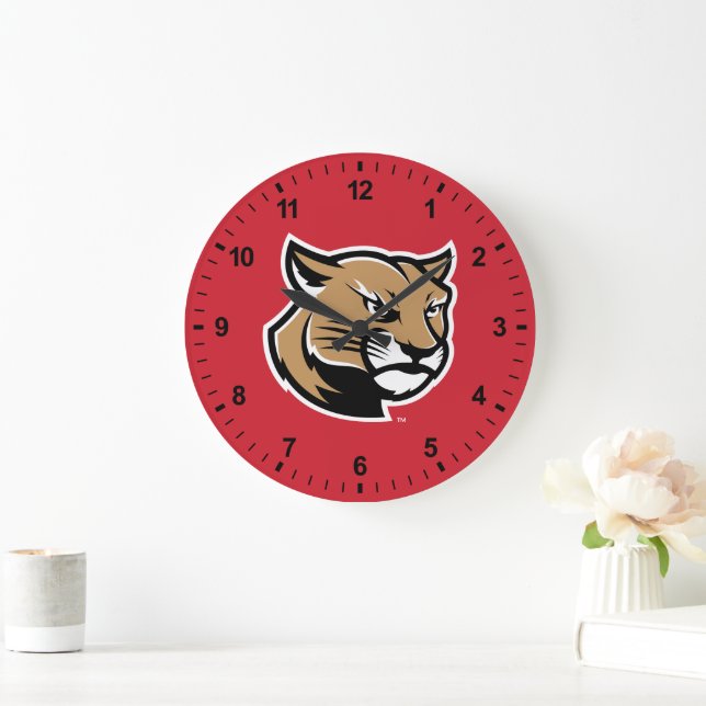 Grande Horloge Ronde Cougars de SIUE (Maison)