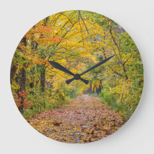Grande Horloge Ronde Couleurs d'automne au Independence State Park