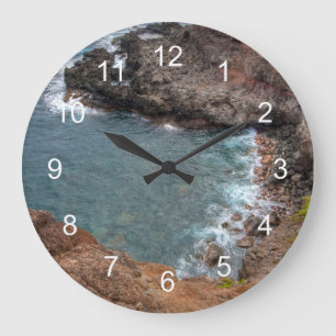 Grande Horloge Ronde Couleurs de Maui