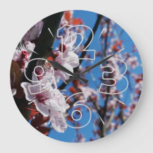 Grande Horloge Ronde Couleurs du printemps