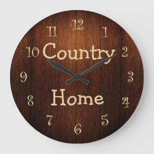 Grande Horloge Ronde Country Home Kitchen Clock