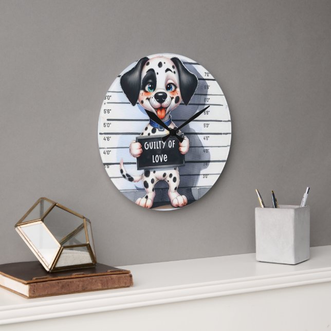 Grande Horloge Ronde Coupable d'amour (Bureau)