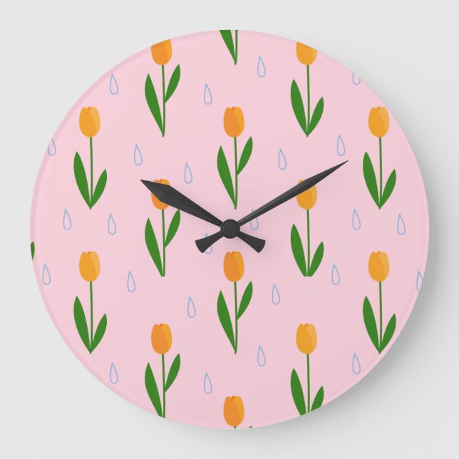 Grande Horloge Ronde Coupe de Tulip (Recto)
