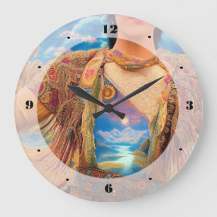 Grande Horloge Ronde Couronnes d'or