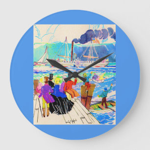 Grande Horloge Ronde course de yacht du 19e siècle