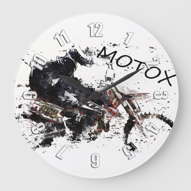 Grande Horloge Ronde Course Moto-x (Recto)