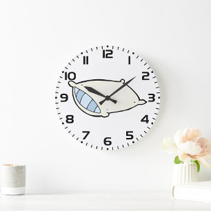 Grande Horloge Ronde Coussin