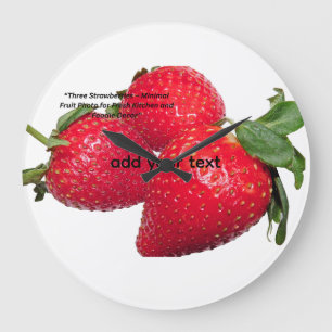 Grande Horloge Ronde Coussin de fruit naturel pour la décoration de la