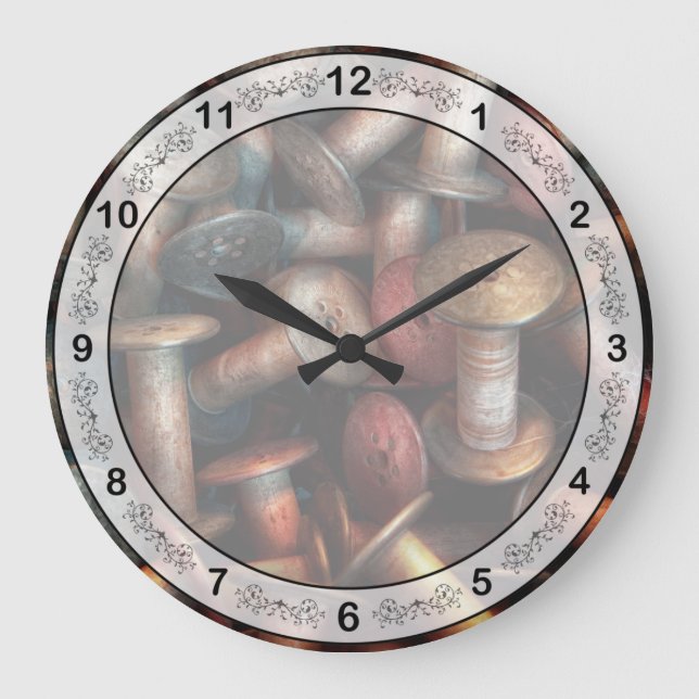 Grande Horloge Ronde Couture - Bobines  (Recto)