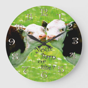 Grande Horloge Ronde Cow clock