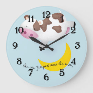 Grande Horloge Ronde Cow Jumped Over the Moon