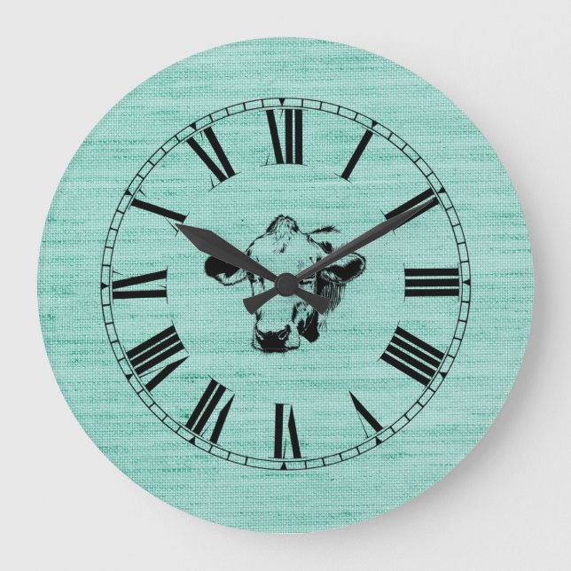 GRANDE HORLOGE RONDE COW ROUND CLOCK (Recto)